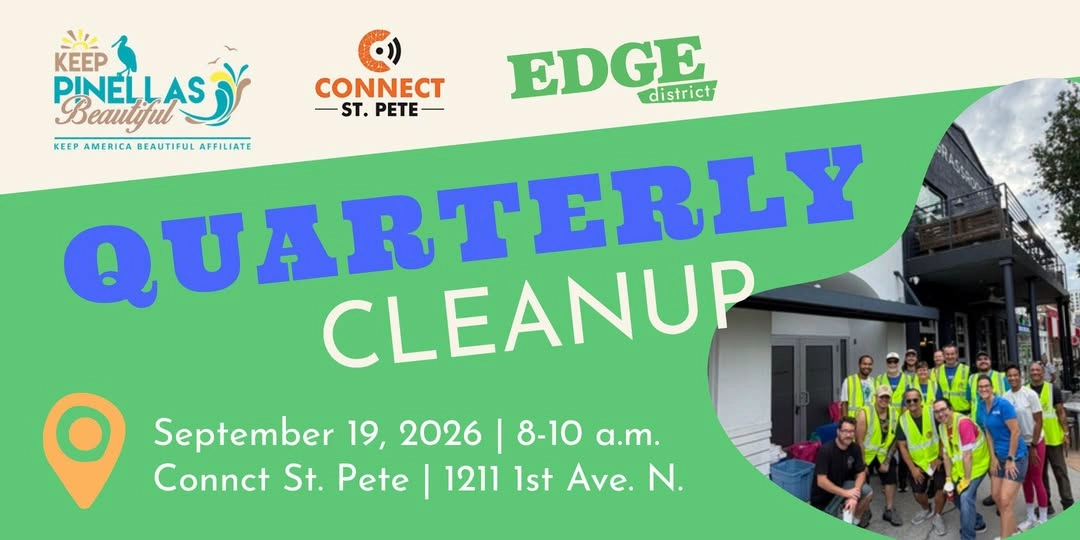 Connect St Pete Edge District Quarterly Cleanup 2026
